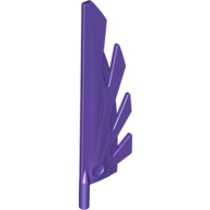 Lego křídlo s peřím, tmavě fialová (6020586)